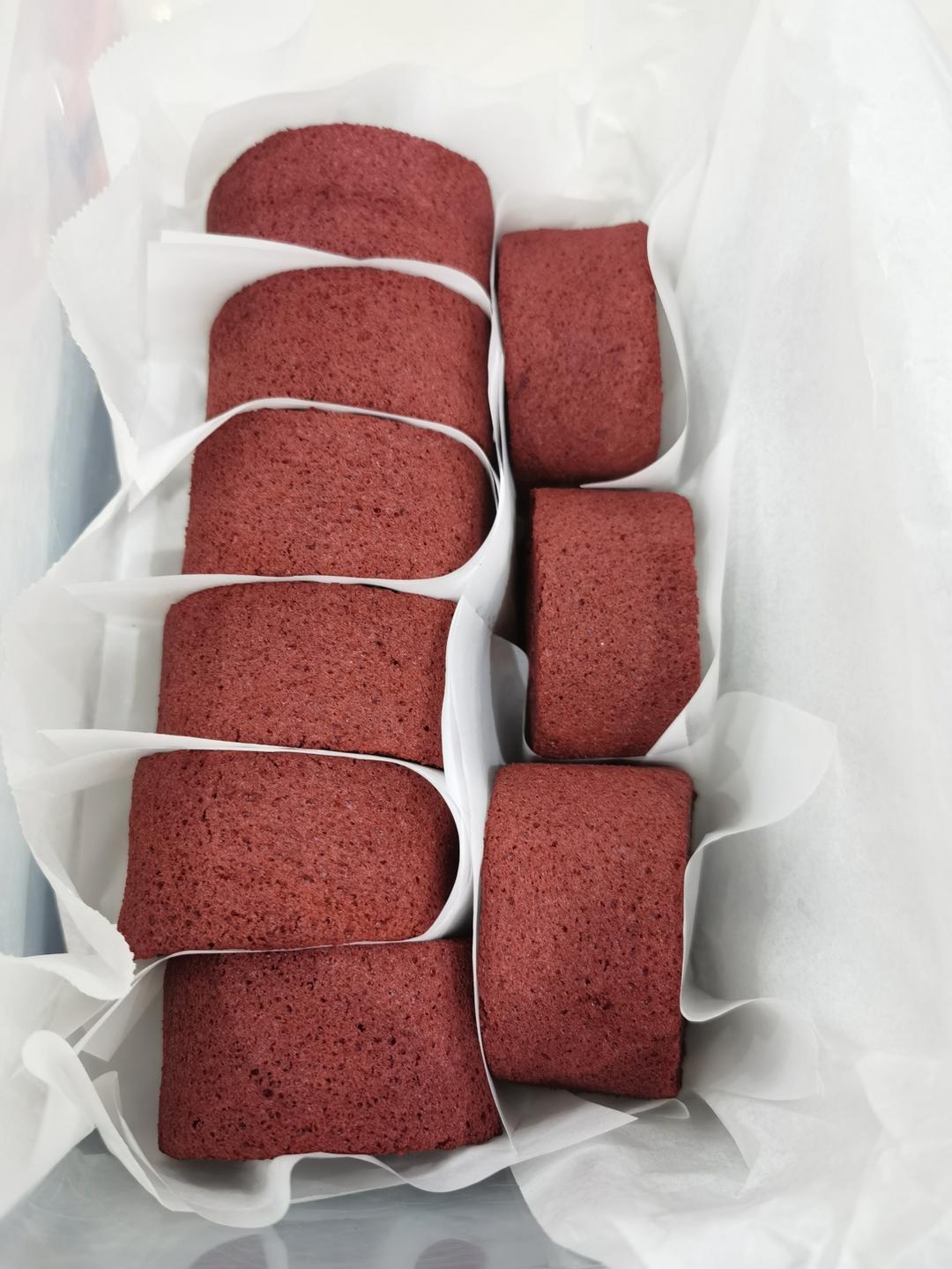 红曲戚风奶酪蛋糕卷（万变不离其宗卷）