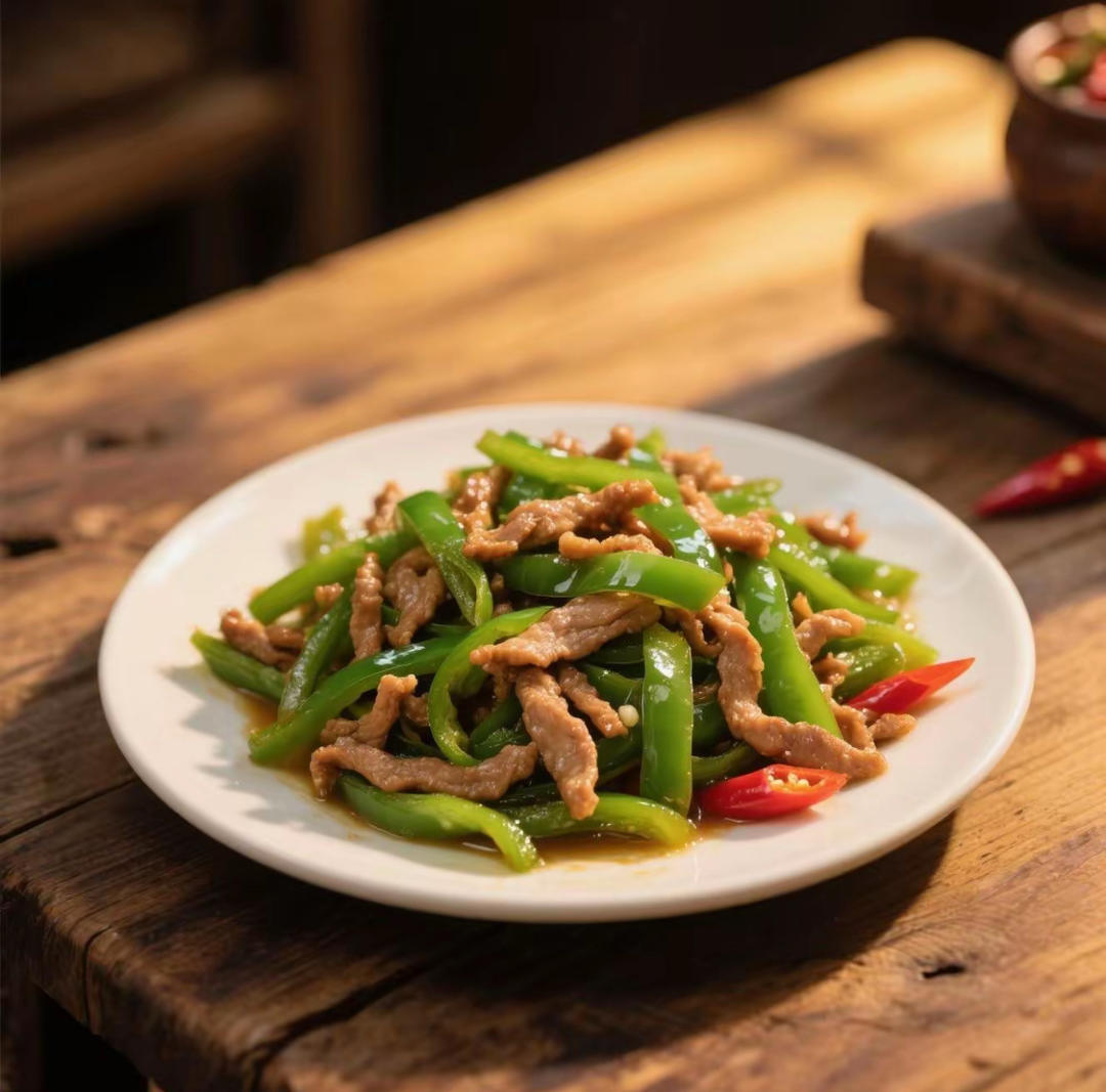 经典下饭 - 青椒炒肉丝 (最家常快手)
