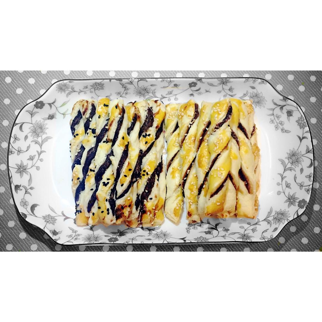 豆沙扭扭酥