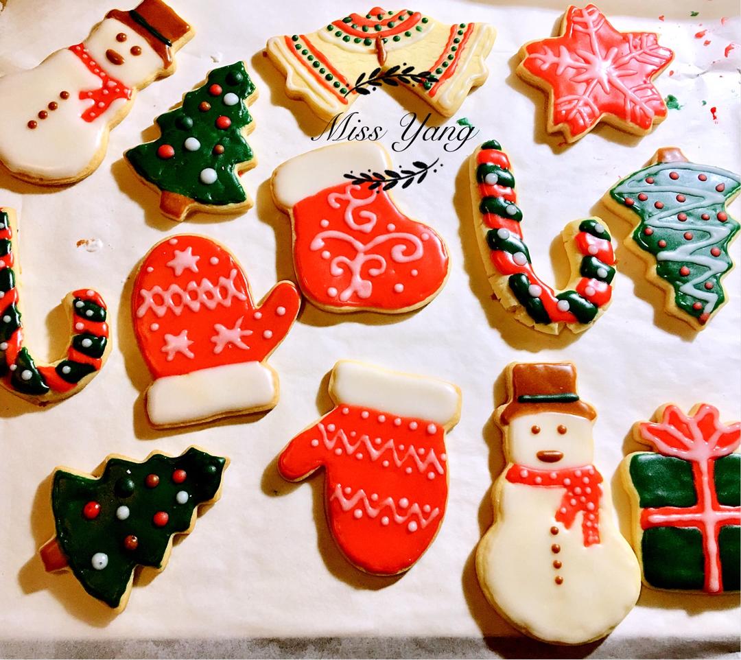 圣诞节糖霜饼干