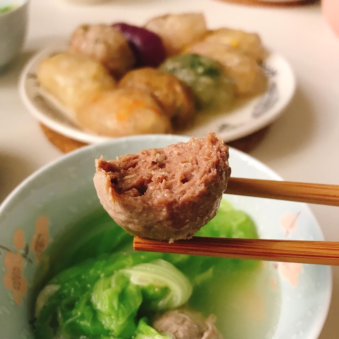 生菜牛肉丸汤