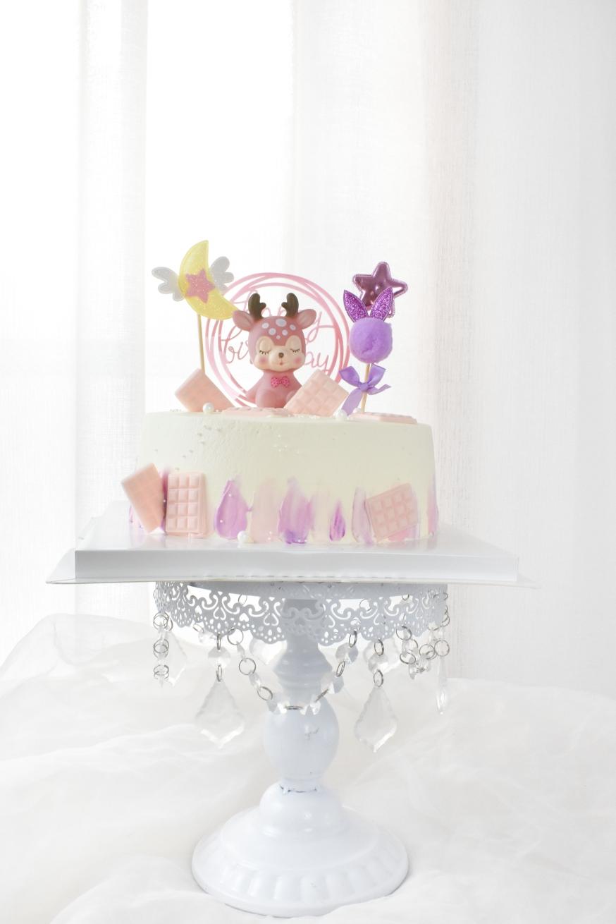 ins小鹿蛋糕装饰方法