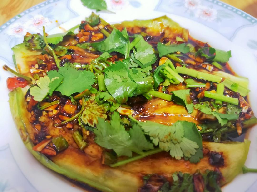 vivian白雪做的清蒸绿茄子