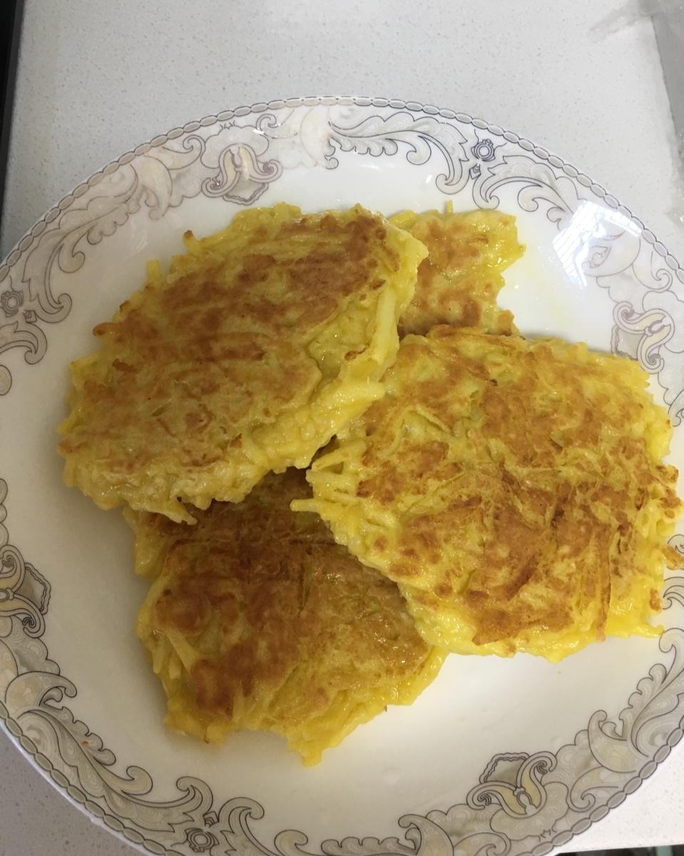 甜香的苹果早餐饼