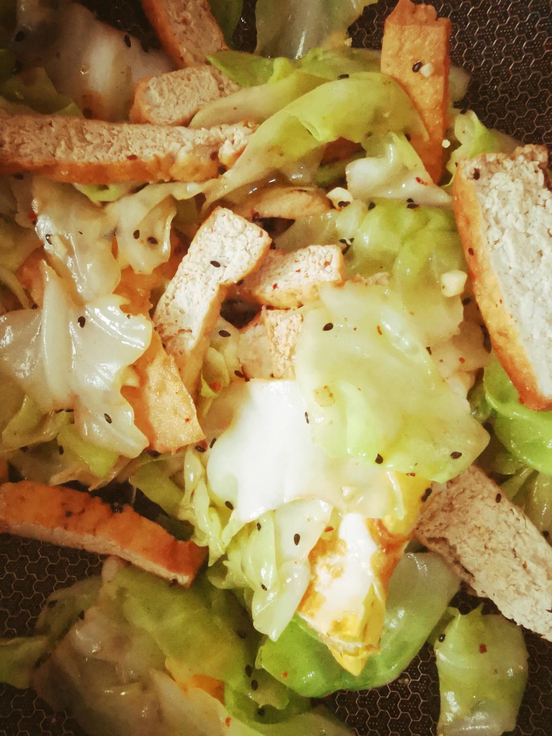 哇塞❗️火爆全网的包菜凉拌荷包蛋！绝了