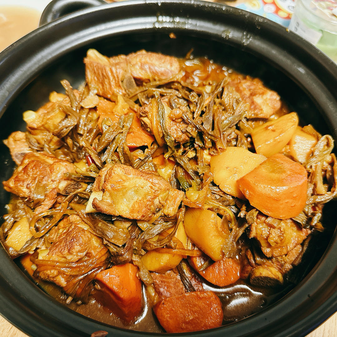干豆角炖排骨
