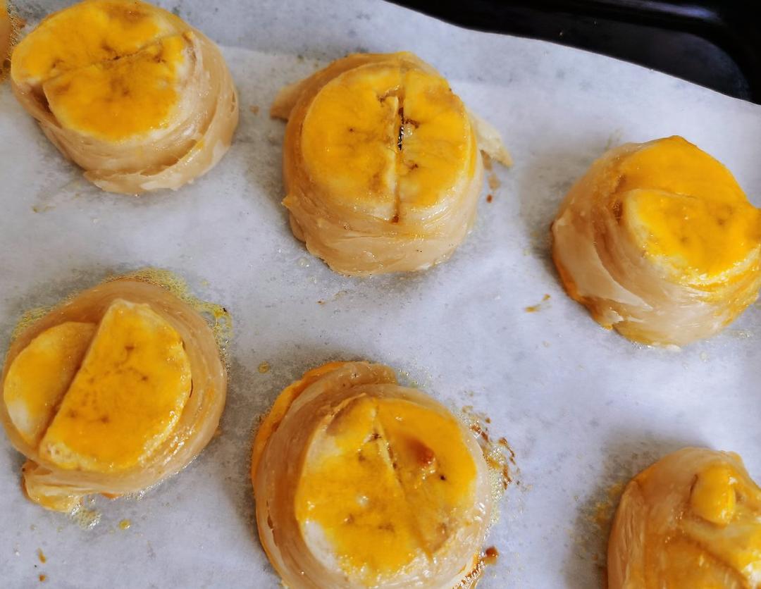 手抓饼的神仙吃法-酥到掉渣的香蕉酥