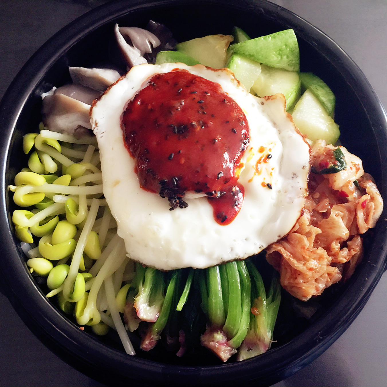 不用石锅的韩式拌饭