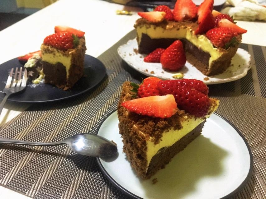 <LeTao> 巧克力双层芝士蛋糕配方大公开！！