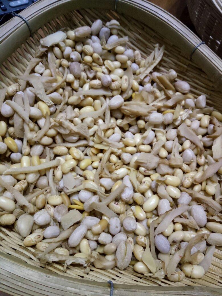 笋干和豆和花生好天气