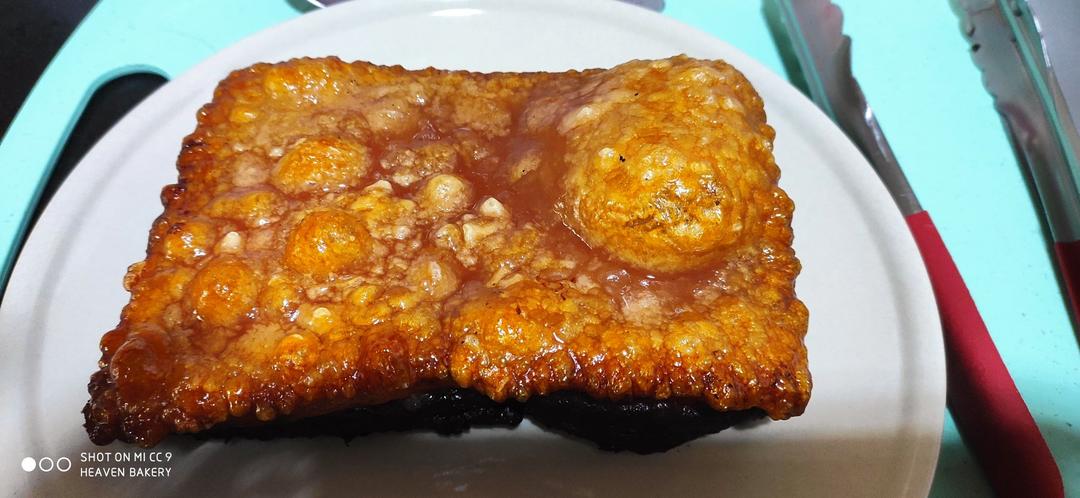 宅家自制不用梳针的脆皮烧肉