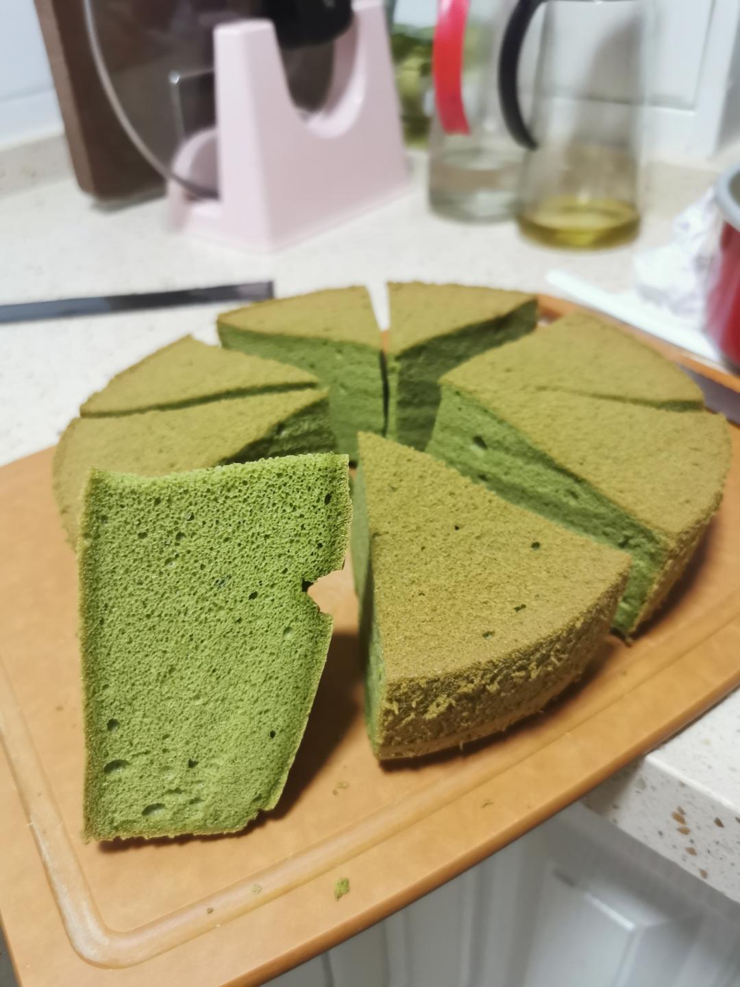 🍵清新治愈抹茶戚风——不容易消泡的秘密