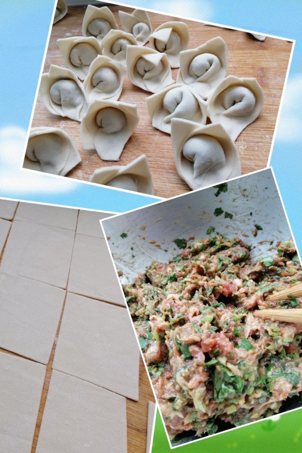 馄饨的包法（简单易学不跑馅儿）