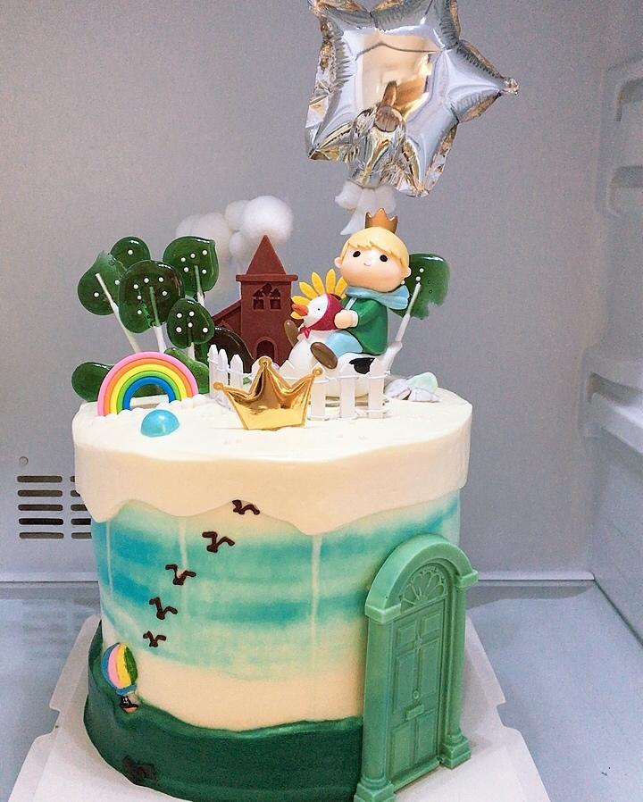 小王子水果奶油蛋糕