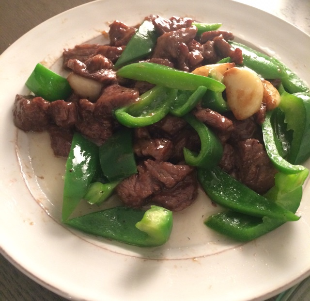 青椒牛肉