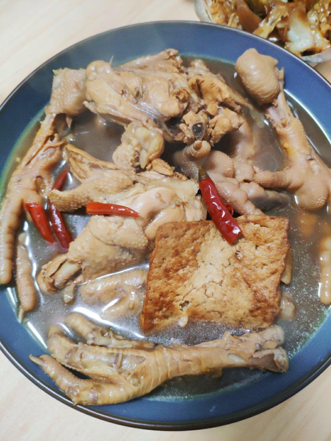 五香卤豆腐