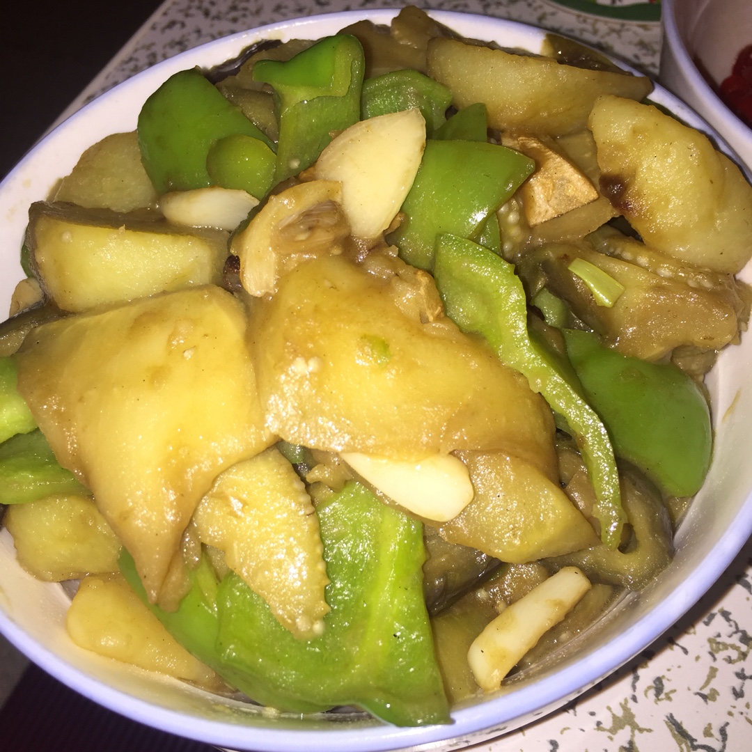 少油地三鲜