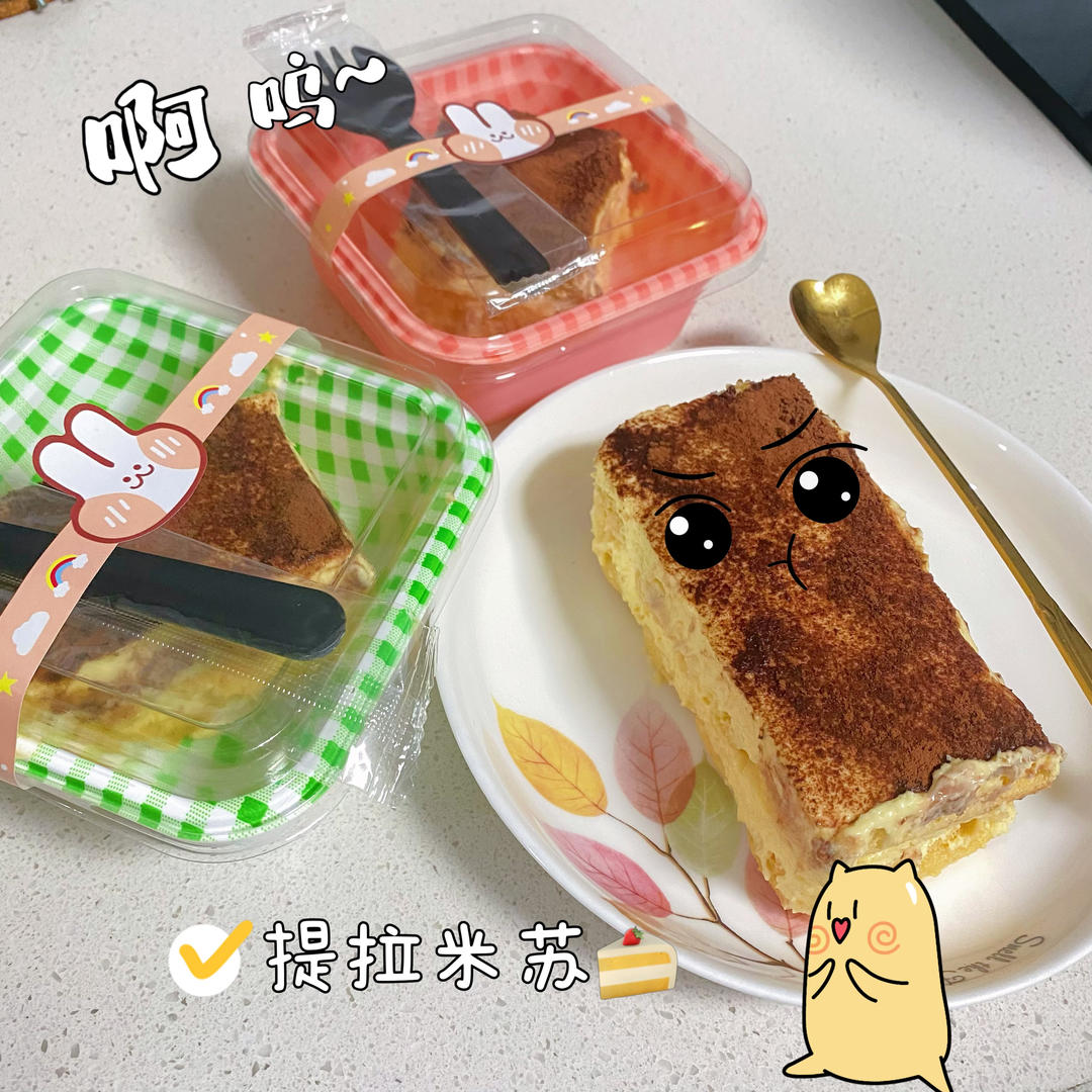 在欧洲学会的经典版提拉米苏