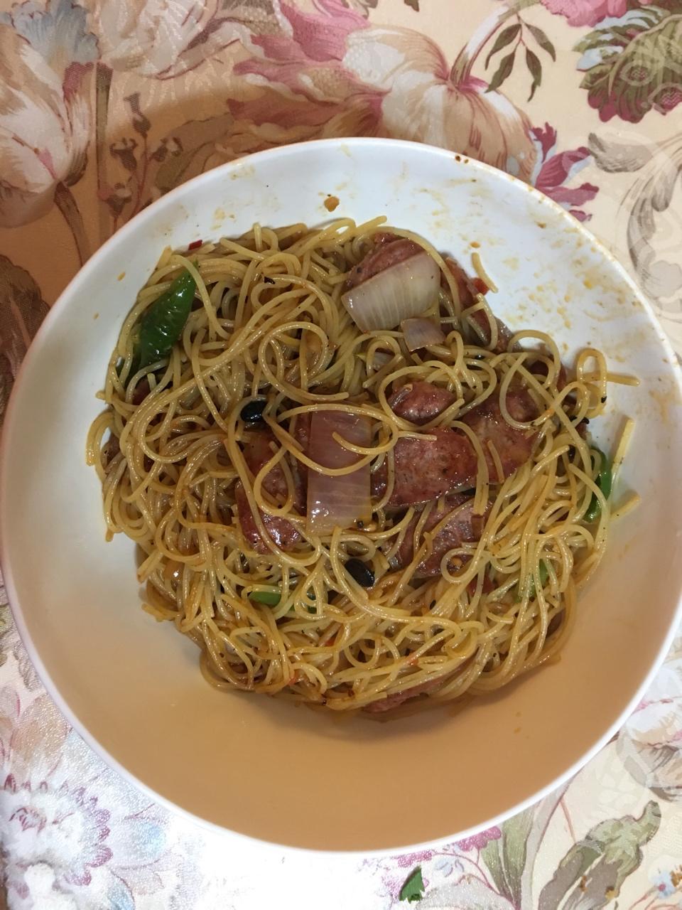 快手意面的做法