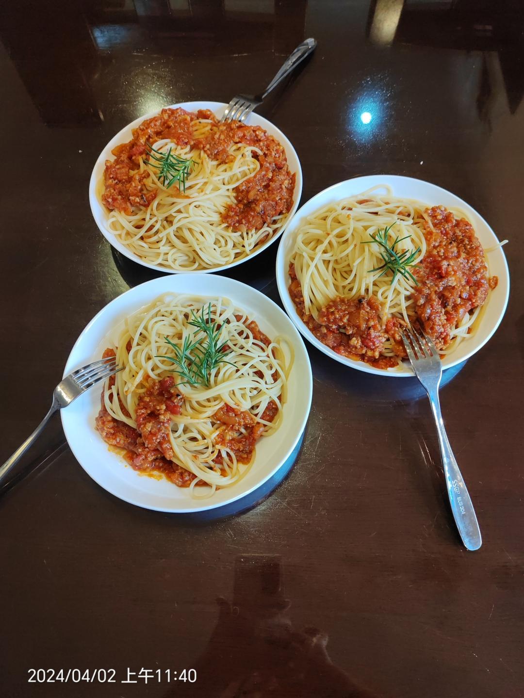 番茄肉酱意面