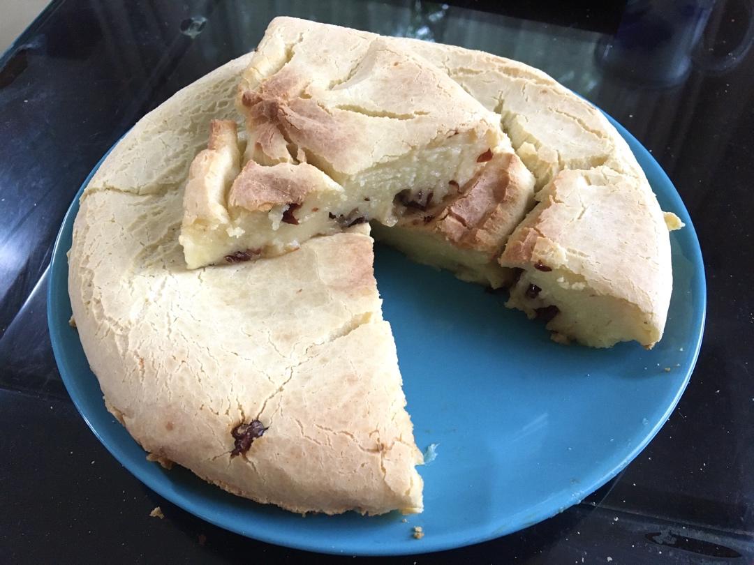 🔥无需揉面！酥到掉渣的蔓越莓烤年糕！