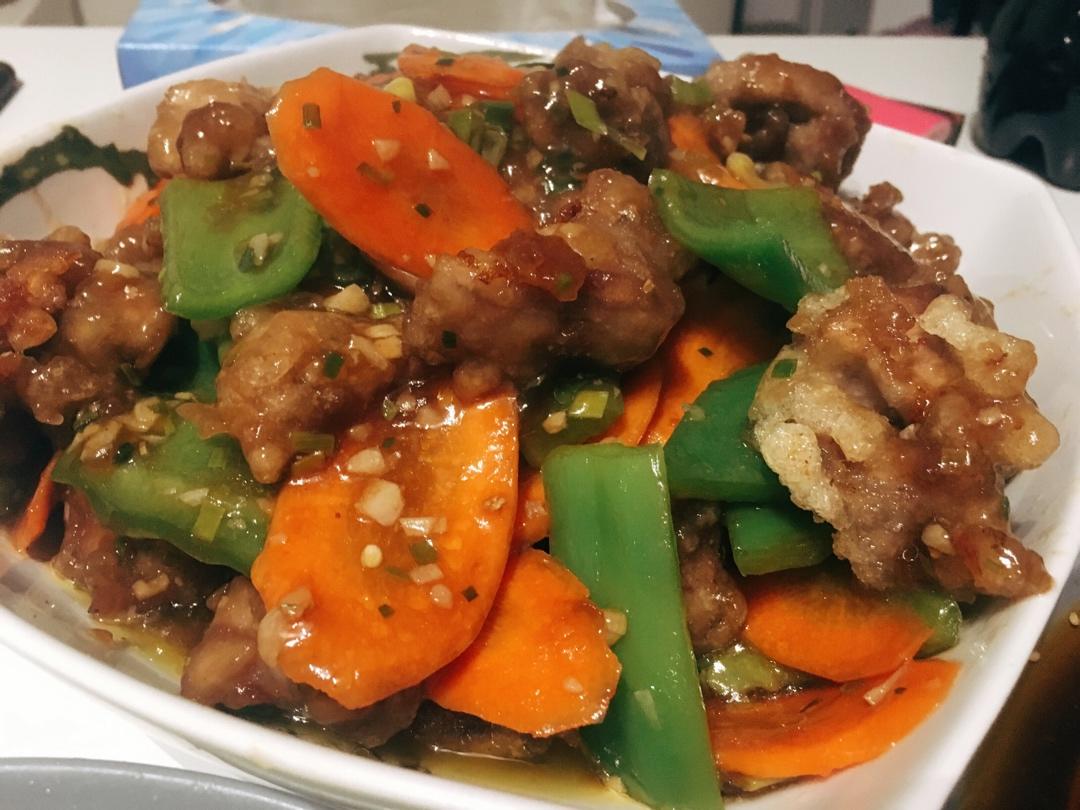 溜肉段烧茄子（东北硬菜呀哈哈）