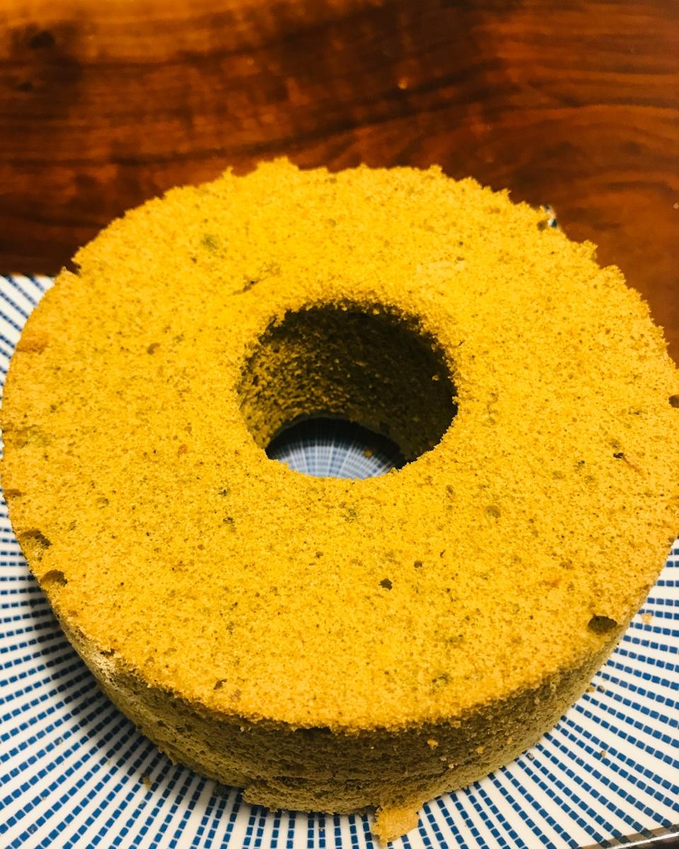 抹茶戚风~14厘米加高戚风模或者17厘米普通戚风模