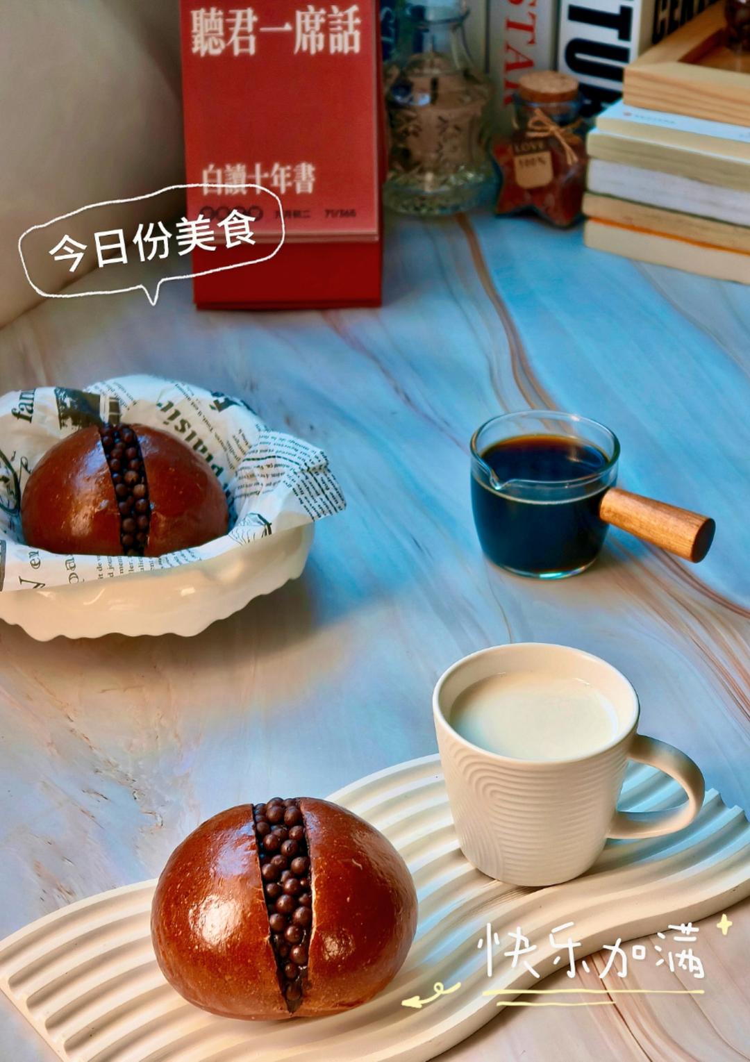 巧克力脆脆珠面包｜巧克力脑袋狂喜