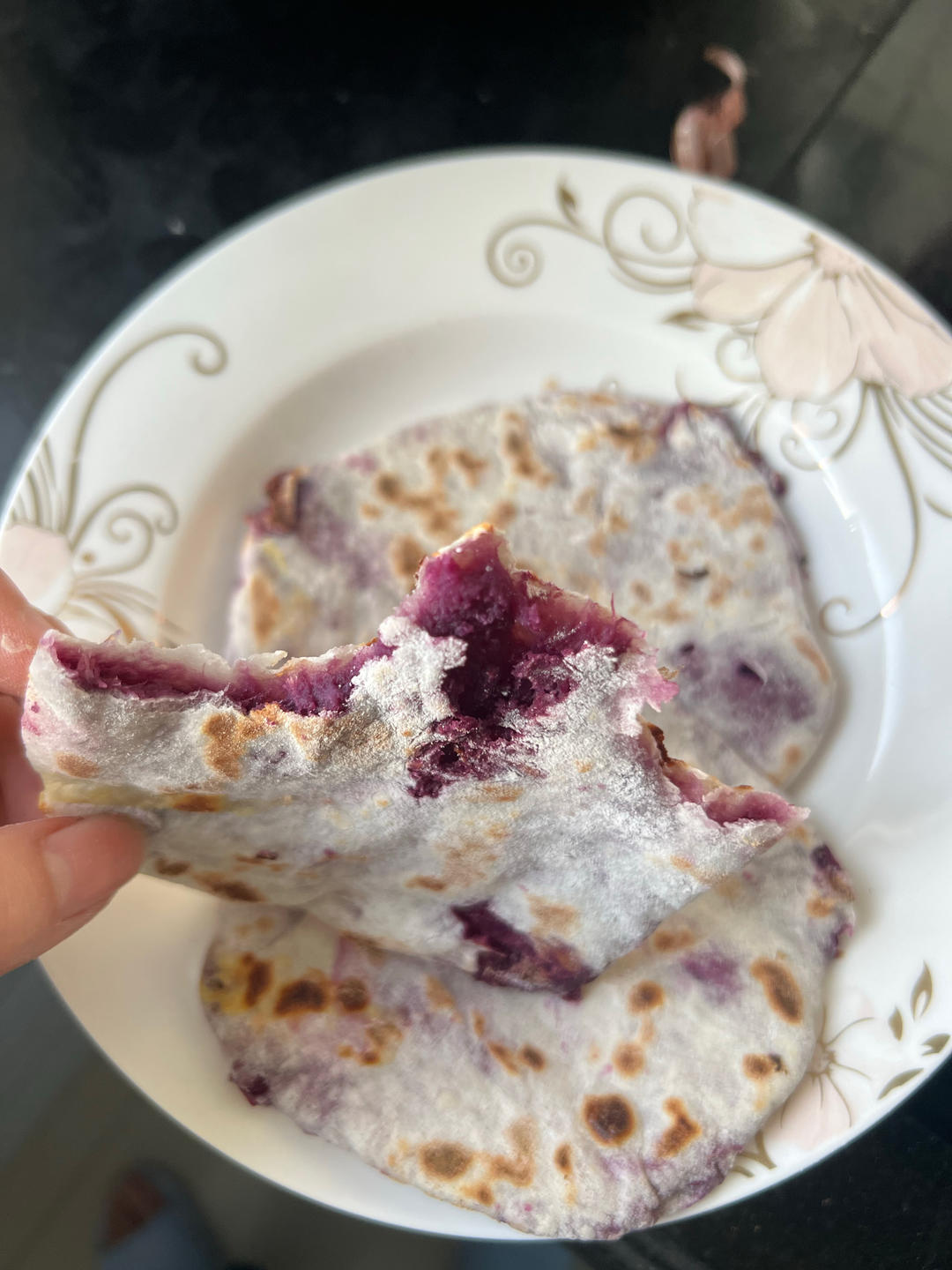 紫薯饼(无糖无油)