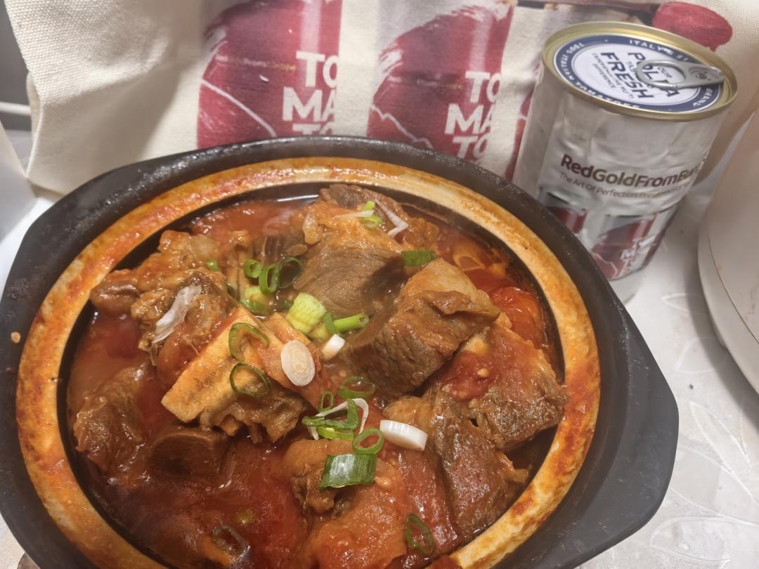 番茄土豆肥牛煲