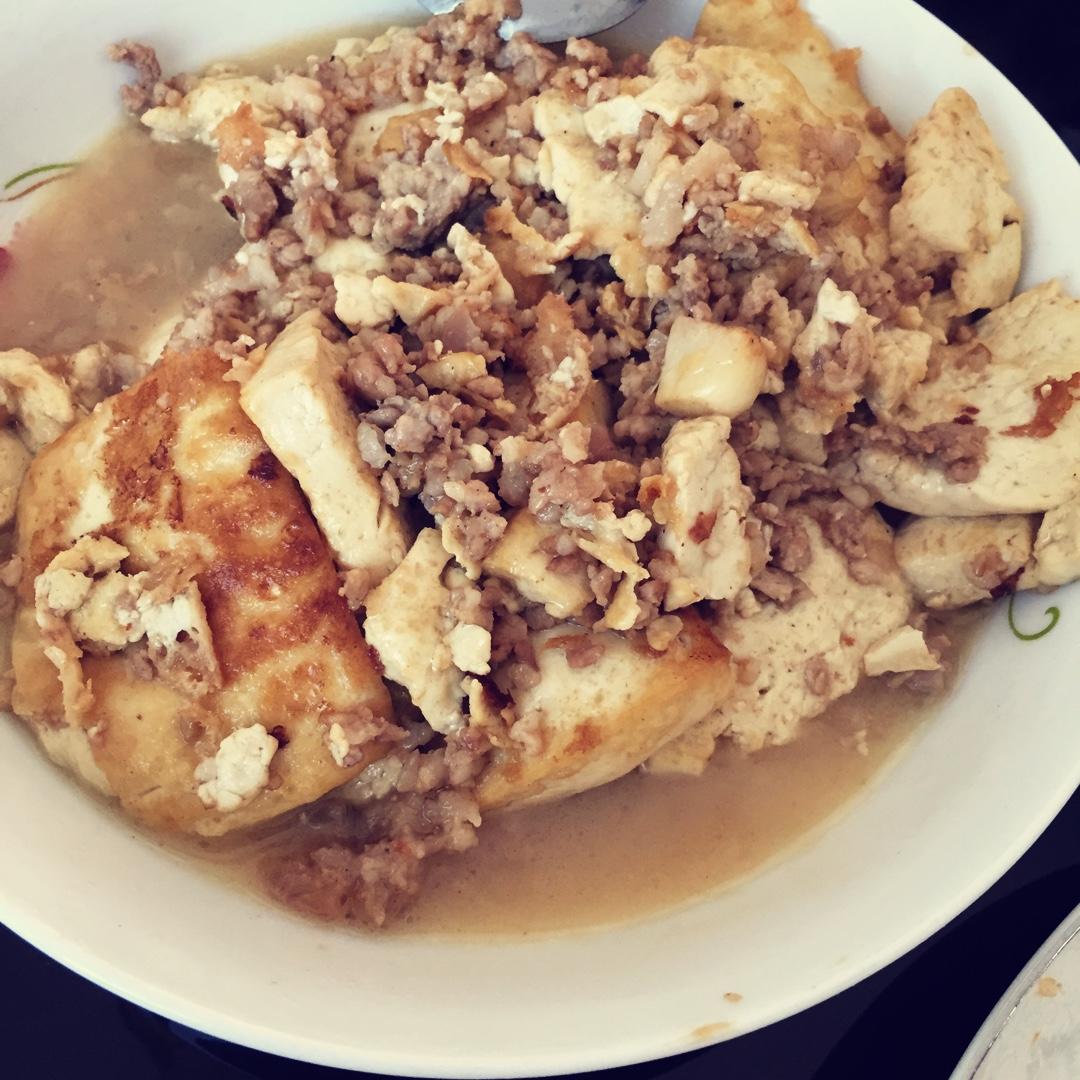 蚝油煎豆腐