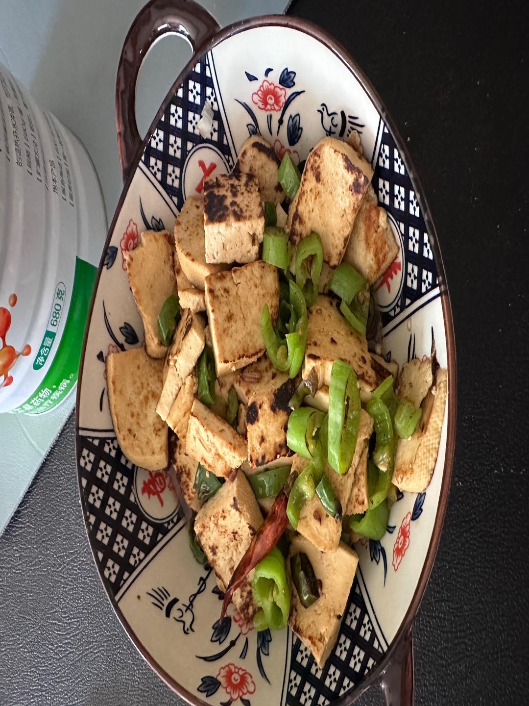 青椒炒豆腐