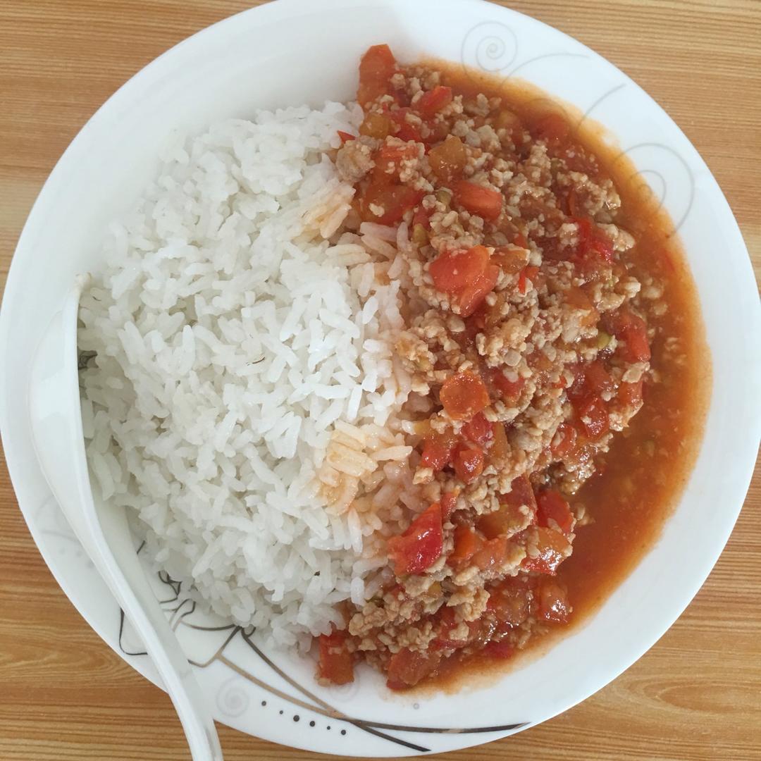 番茄肉酱饭