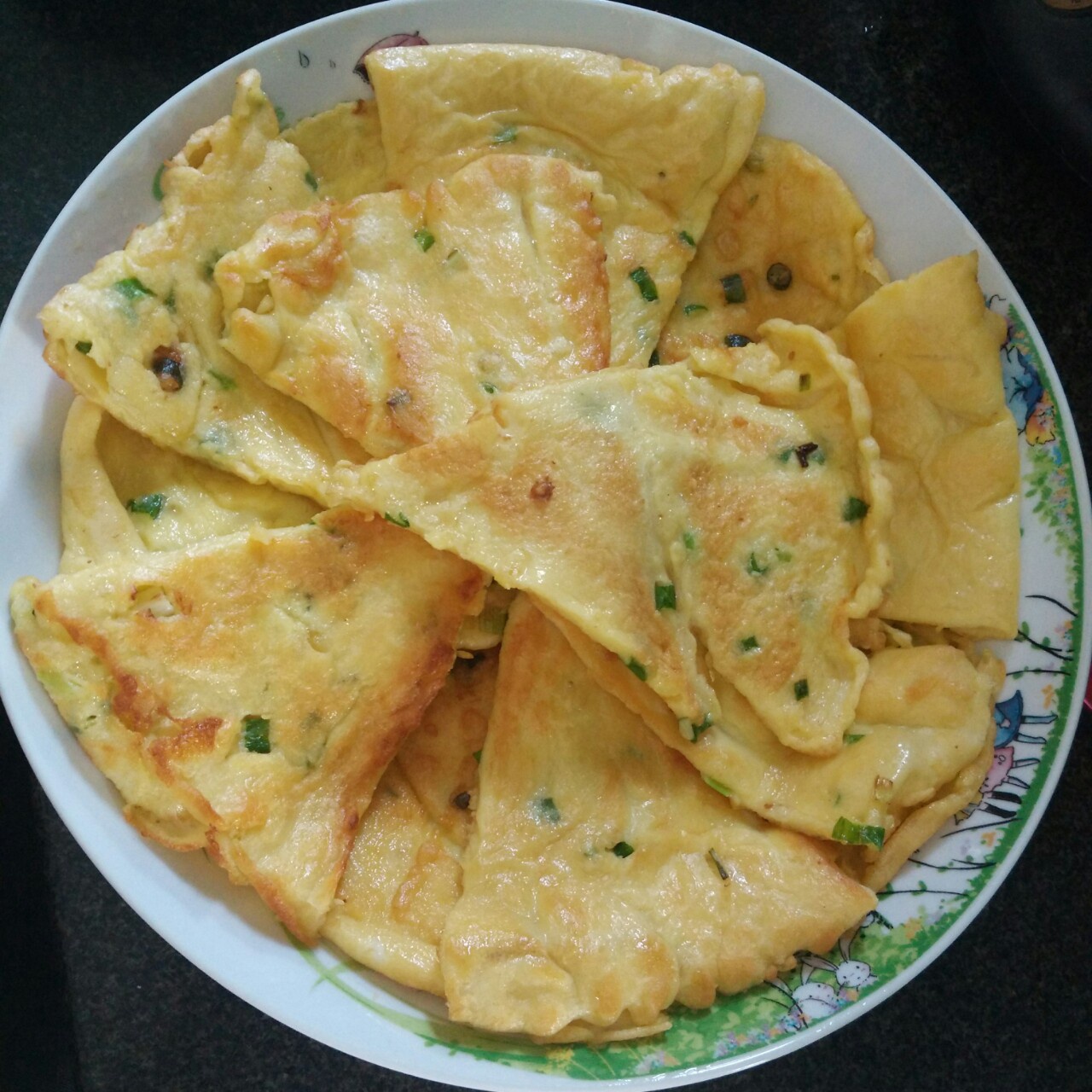 葱花鸡蛋饼