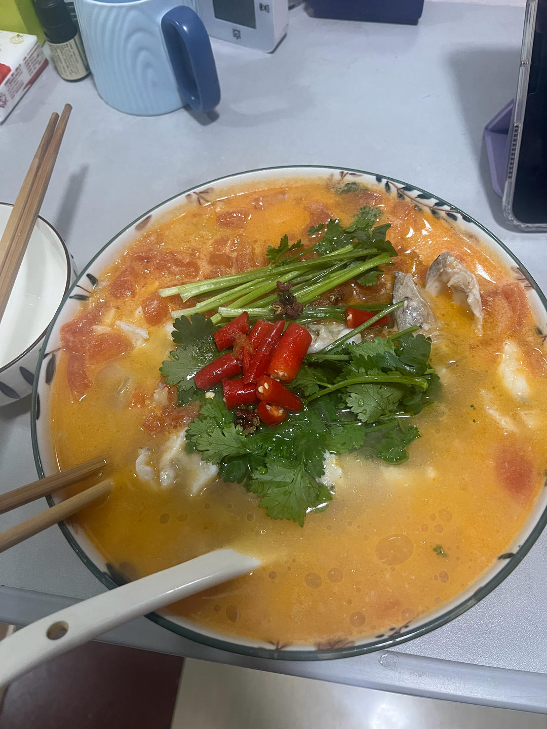 干了这碗酸汤鲈鱼粉