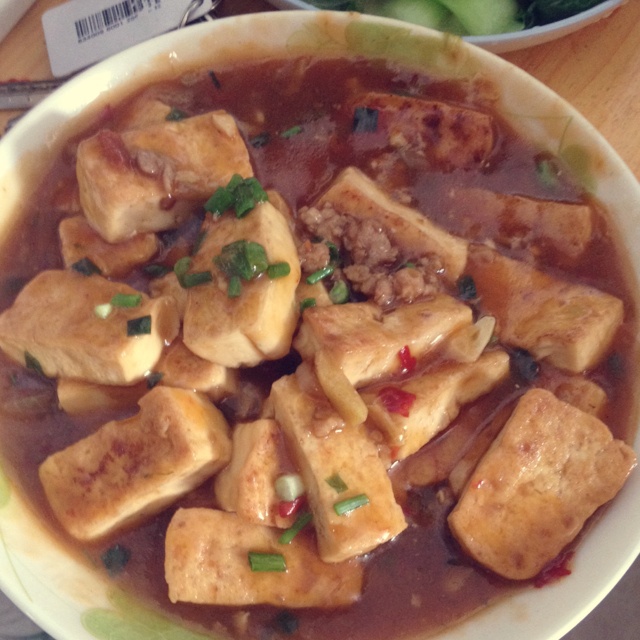 鱼香煎豆腐