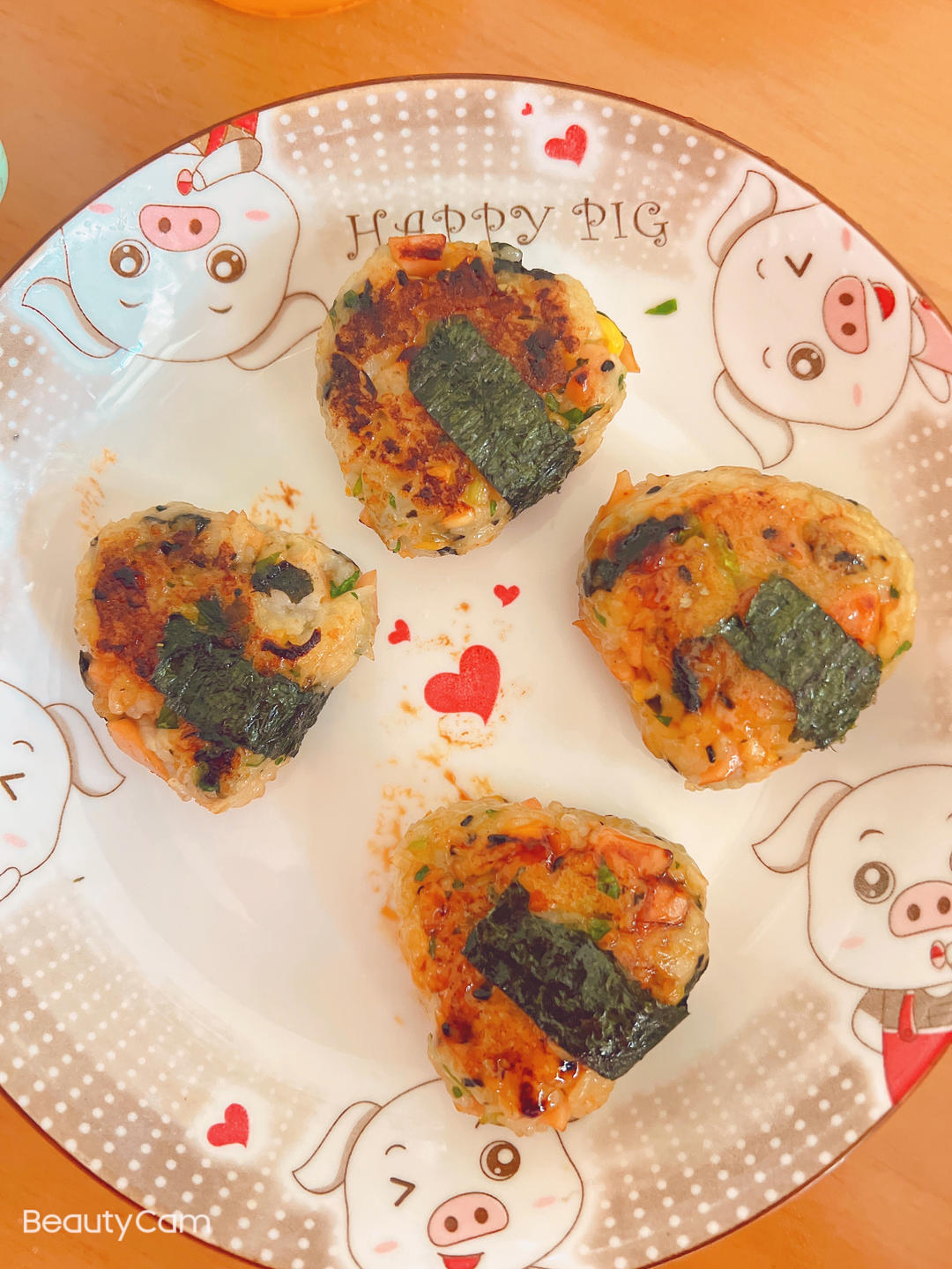 剩米饭这样做好吃好吃到转圈圈，自制日式海苔饭团