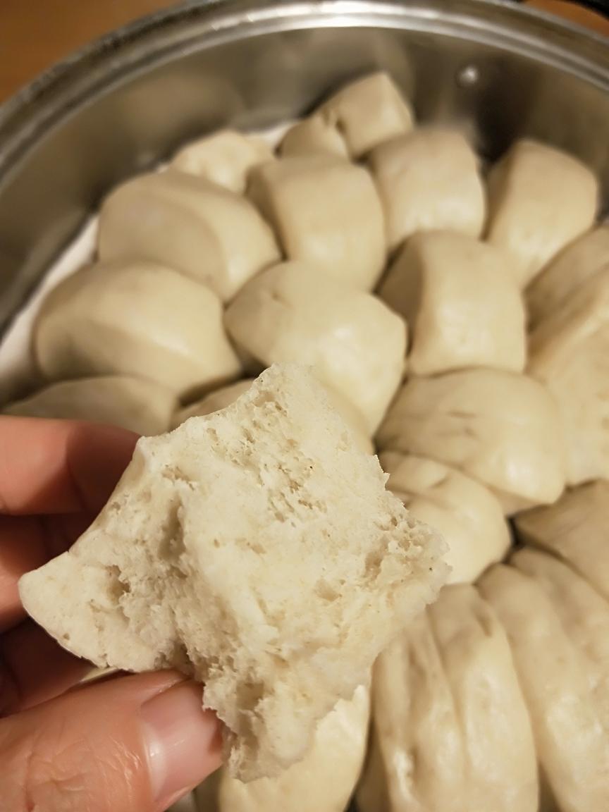 生气后做锅安神杂粮馒头疗愈(面包机和面发面)的做法