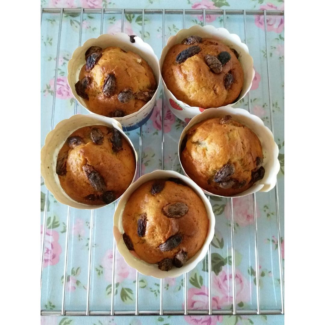 少女心的香蕉蔓越莓玛芬