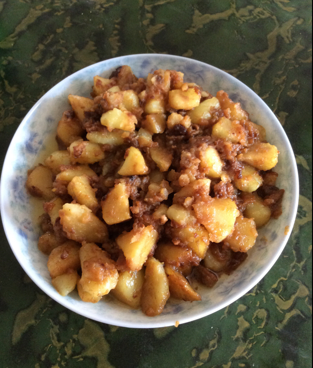 土豆肉末
