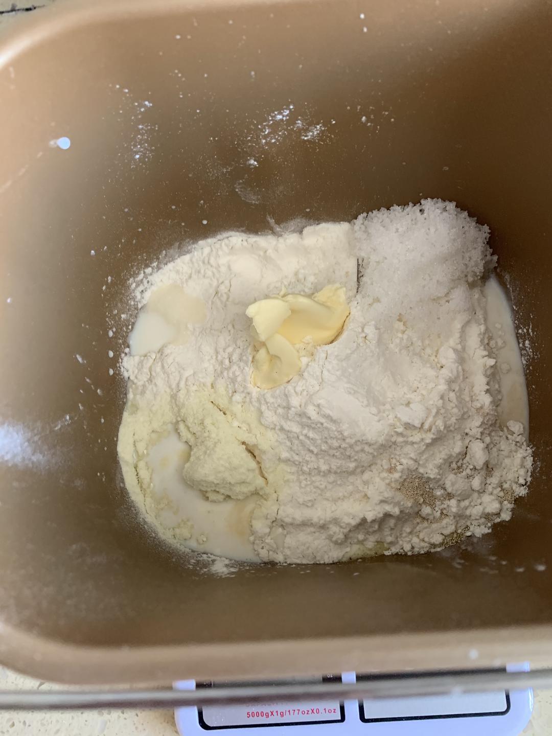 纯奶手撕吐司的做法 步骤1