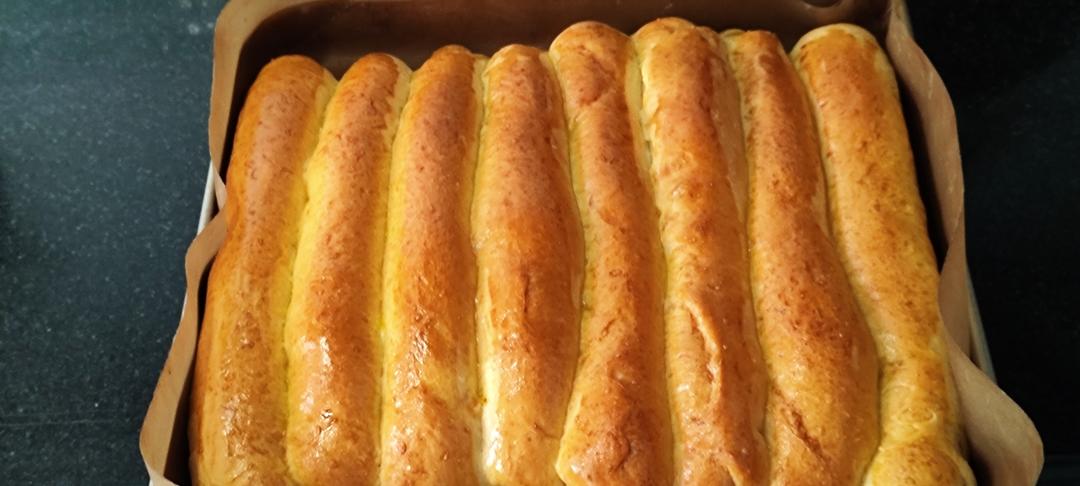 椰蓉奶油排包-水合法