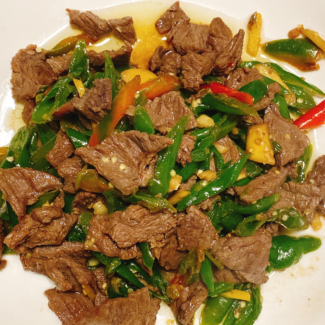 青椒炒牛肉