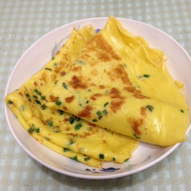 葱花鸡蛋饼