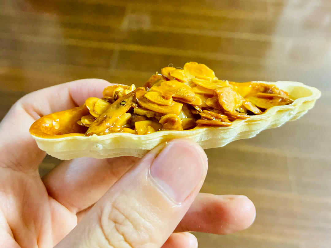 私房爆款焦糖杏仁糯米船