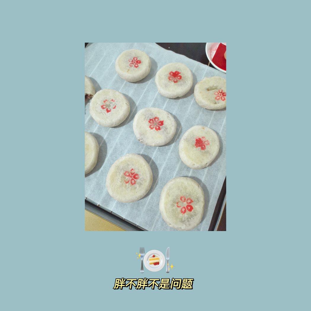 玫瑰鲜花饼，快手烫面法免出膜版，超级香酥！