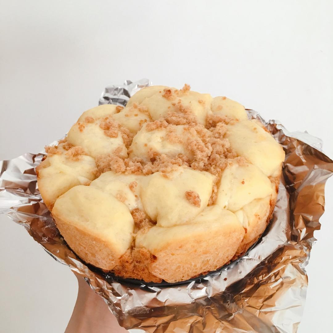 肉松手撕面包—超软会爆浆的面包哟