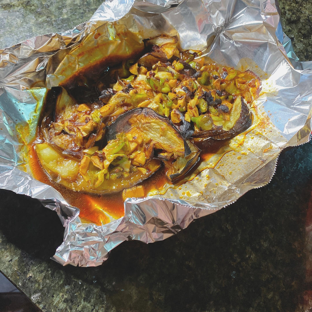 香烤孜然圆茄子