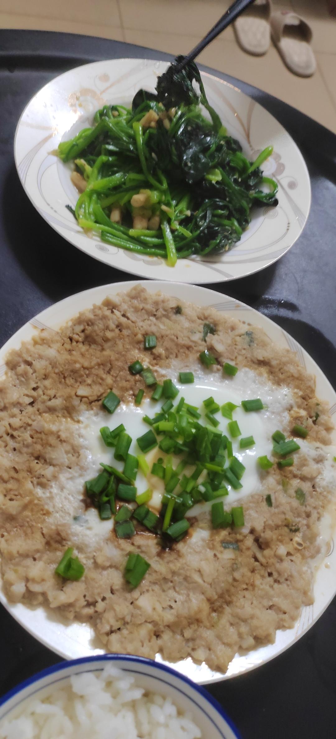 老少皆宜、鲜香味美蒸莲藕肉饼