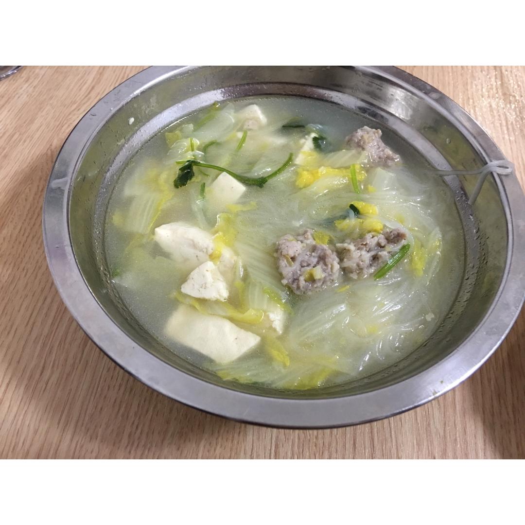 手工肉丸汤